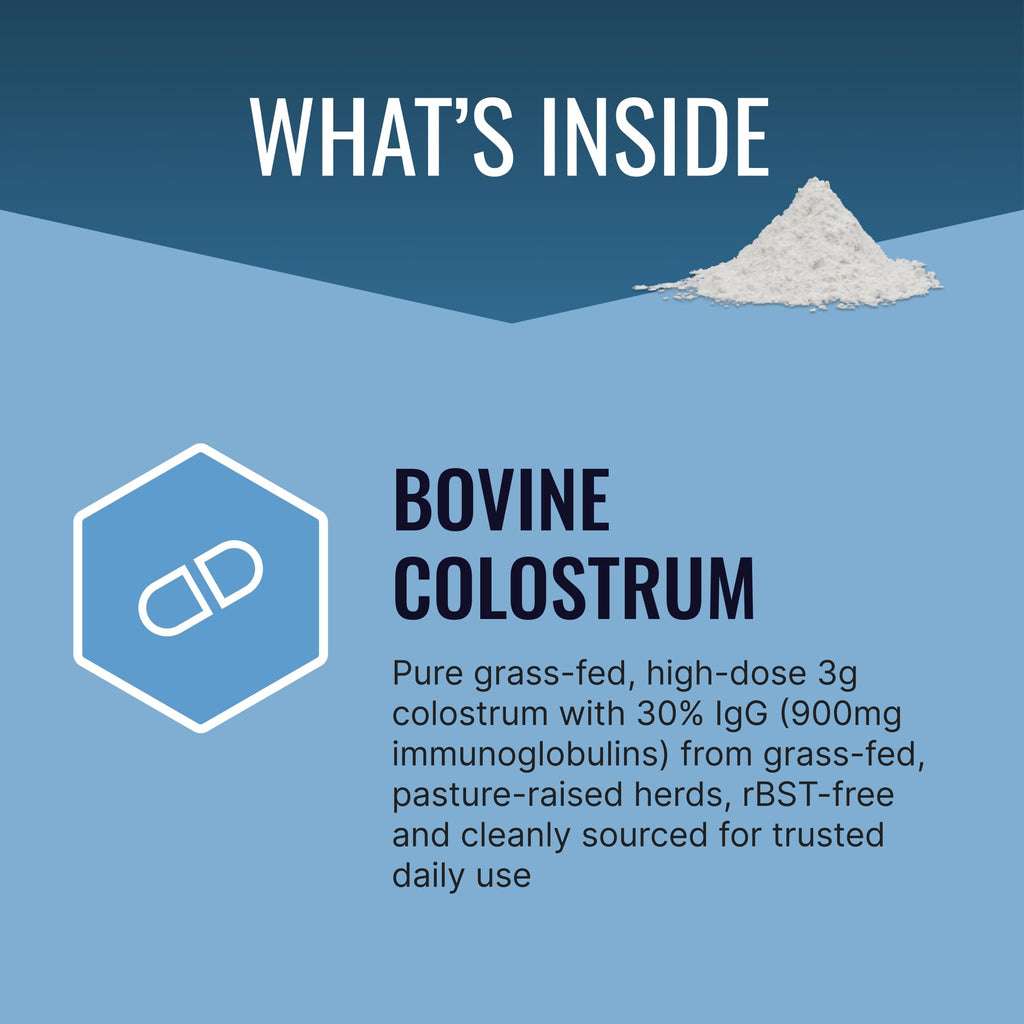 Approved Science Colostrum Powder - 30% IgG - Grass-fed Bovine Colostrum Supplement - 3000mg Serving - Gut Health, Immune Support - RBST-Free, Non-GMO - Unflavored - 30 Servings (Pack of 3)
