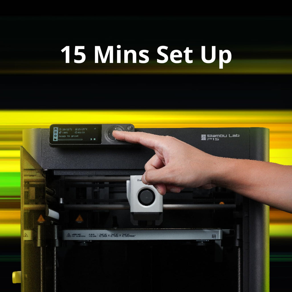 Bambu Lab P1S 3D Printer, Ready-to-Use FDM 3D Printer