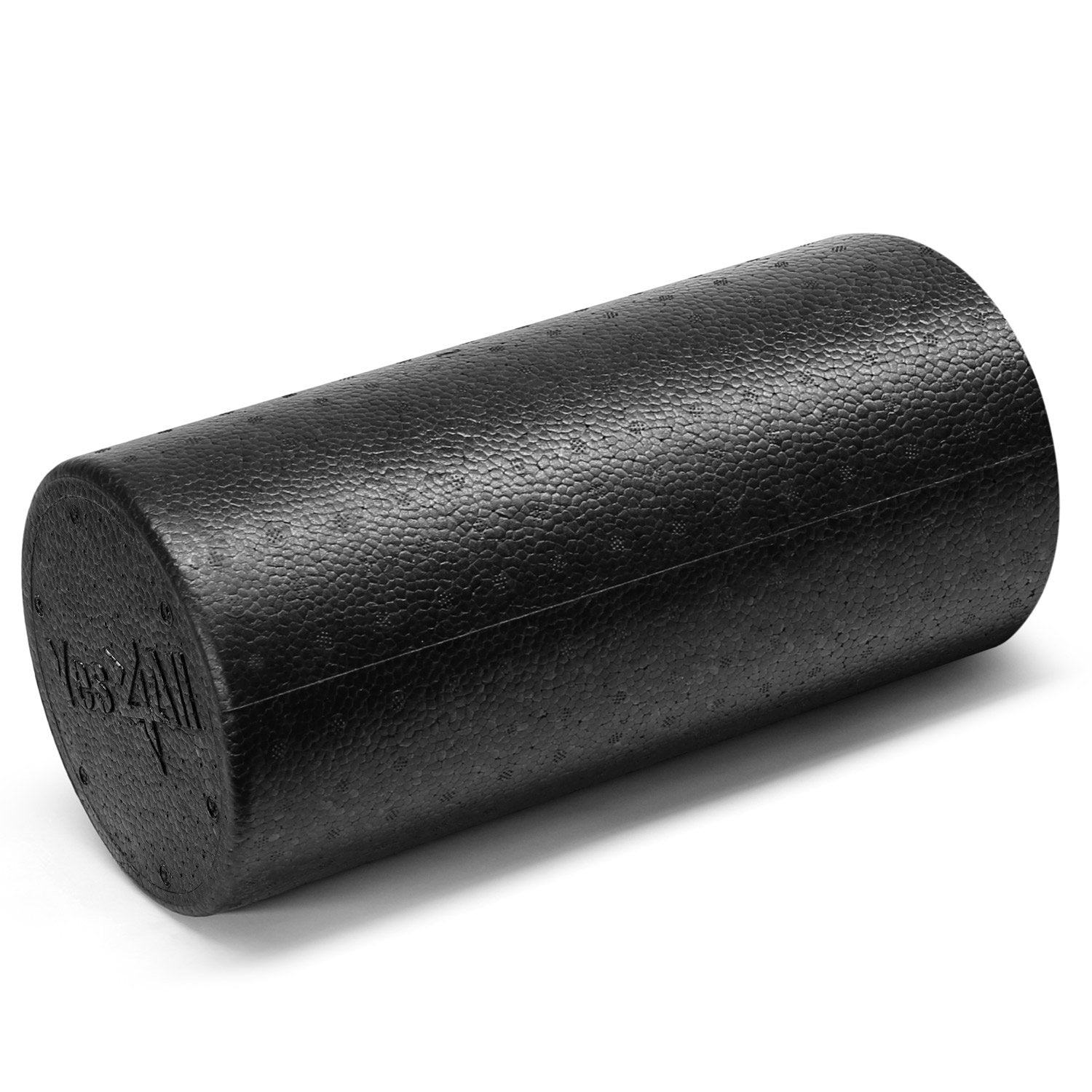 Yes4All EPP Exercise Foam Roller ��� Extra Firm High Density Foam Roller ��� Best for Flexibility and Rehab Exercises (12 inch, Black)