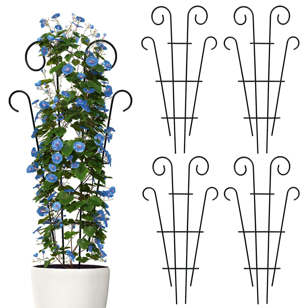 Thealyn 4 Pack 23 Inch Plant Trellis for Potted Plants