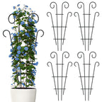 Thealyn 4 Pack 23 Inch Plant Trellis for Potted Plants