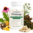 Megacephalus Lymphatic Drainage Capsules, Natural Herbal Supplements with Dandelion Extract, Burdock, Kelp & Echinacea, Supports Cellulite Reduction, Lymph Node Detox Cleanse & Immune Health (1)
