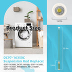 [New Upgraded] WA50R5200AW WA50R5400AV WA50R5400AW WA400PJHDWR Washer Suspension Rods Fit for Sam-sung Washer, Replace DC97-16350C DC97-16350E DC97-05280W DC97-16350U DC97-16350J/S by AMI PARTS