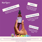 MARYRUTH'S Cocomelon Toddler Elderberry Syrup, USDA Organic Elderberry, Sugar Free Kids Immune Support Supplement for Ages 1-3 Years, Clean Label Project Verified®, Vegan, Gluten Free, 1 Fl Oz