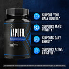 Vapofil Capsules - Official Vapofill Pills Advanced Premium Formula Support Maximum Strength, All Natural Ingredients Vitamins for Overall Health & Wellness Reviews, 60 Capsules for 1 Month