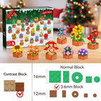HOGOKIDS Advent Calendar 2025 Flowers Mini Building Set for Kids Adults - 24 Day Succulent Flower Christmas Countdown Calendar 3.6MM Blocks Toys, Xmas Gift Box Set for Boys Girls Women Men Age 10+