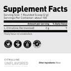 Kaged L-Citrulline Powder | Unflavored | 100 Servings