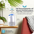 KATCHY Indoor Insect and Flying Bugs Trap Fruit Fly Gnat Mosquito Killer with UV Light Fan Sticky Glue Boards No Zapper White