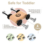 Joyreal Montessori Toddler Toys for 1+ Year Old Boys Girls Wooden Car Ramp