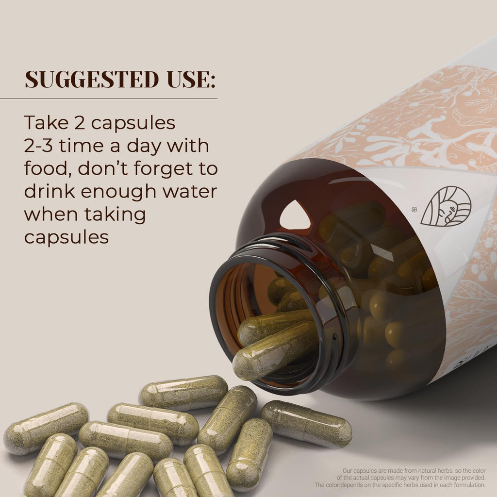 Garden Organics Bugleweed 120 Capsules | High-Potency Herbal Dietary Supplements | Made with Vegetable Capsules and Bugleweed (Ze LAN, Lycopus Virginicus) Dried Herb (120 Count)