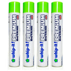 Whip-It! Premium Butane Can 420ml (4 Pack), Virtually Zero Impurities, in Supply Syndicate Packaging