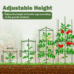 Tegarbed 6 Pack 48 Inch Tomato Cages for Garden Plant Supports