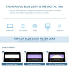 RB.Pilot Reading Glasses for Men Square Double Bridge Blue Light Blocking Computer Readers (gold, 1.50)
