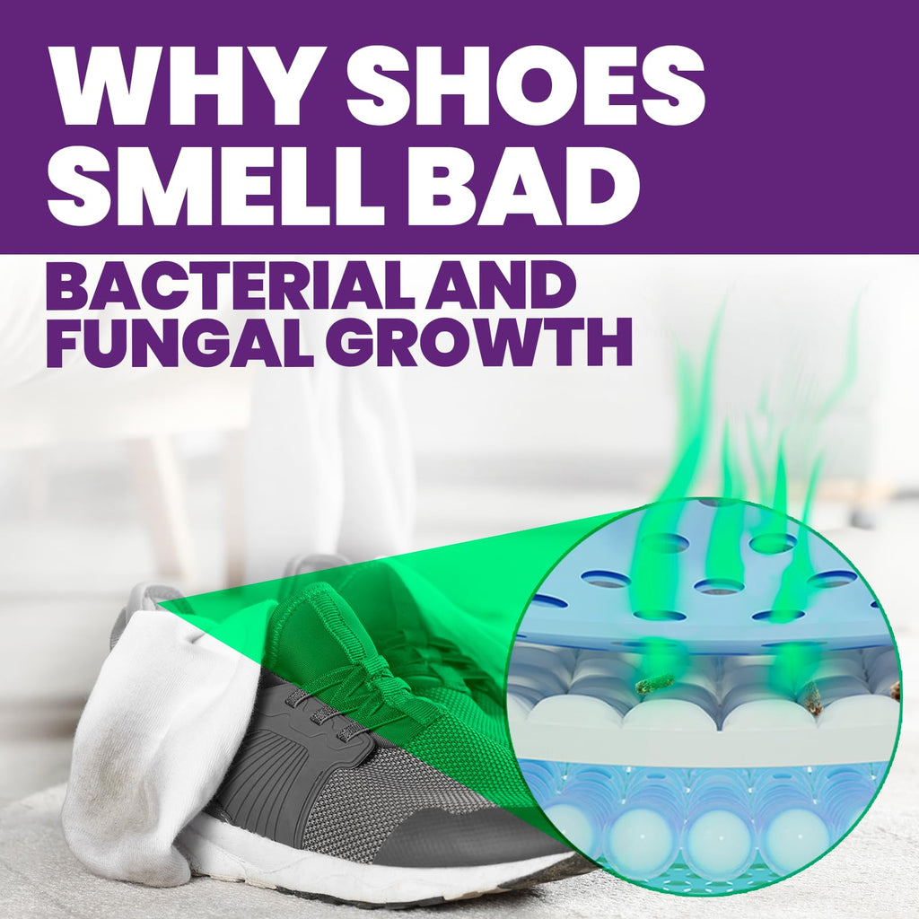 Uncle Todd's Odor Stomp Shoe Deodorizer 2-Pack - Proven & Powerful Enzyme Shoe Spray for Odor Elimination in All Footwear