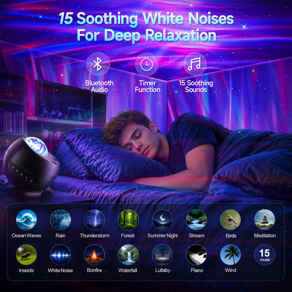 One Fire Northern Lights Projector Galaxy 7-15 Year Old Boy Birthday Gifts