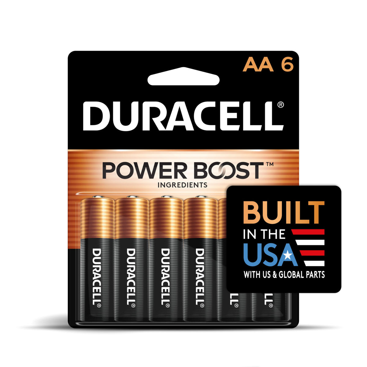 Duracell Coppertop AA + AAA Batteries, 56 Count, 12-Year Shelf Life