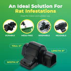 Rat Traps Indoor and Outdoor - Dual-Entry Large Rat Trap Outdoor and Indoor for Home, Garden and Restaurant with 99.9% Trap Rate | Easy to Use Rodent Traps with Safe Hands Free Design - UCatch