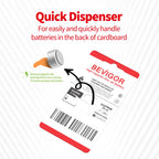 BEVIGOR Hearing Aid Batteries Size 13, Mercury Free (60 Count), Zinc Air Batteries, Easy to Open and Carry, 1.45V, Long Lasting Batteries