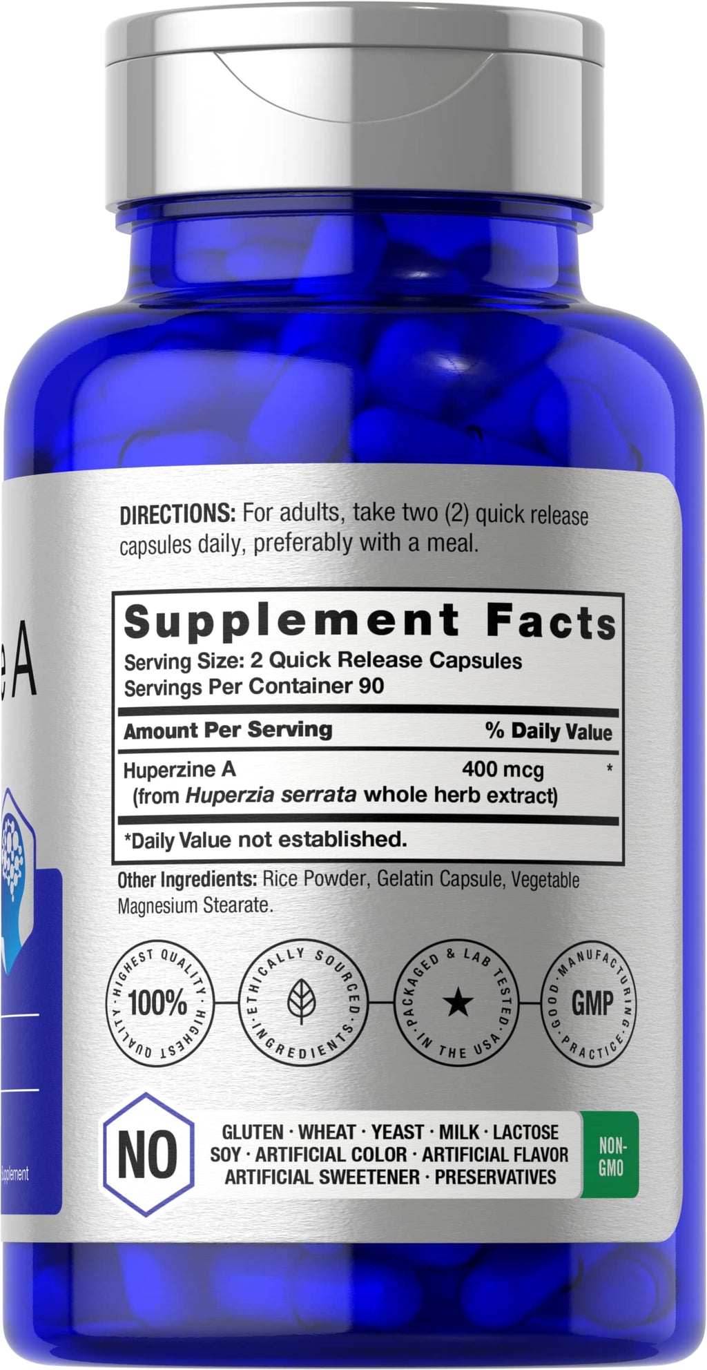 Horbäach Huperzine A 400mcg | 180 Capsules