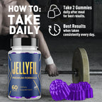 (3 Pack) Jellyfil Gummies, Official Jellyfil Gummys with All Natural Ingredients, Advanced Formula Maximum Strength Supplement with Natural Active Lifestyle Support Premium Multivitamins (180 Gummies)