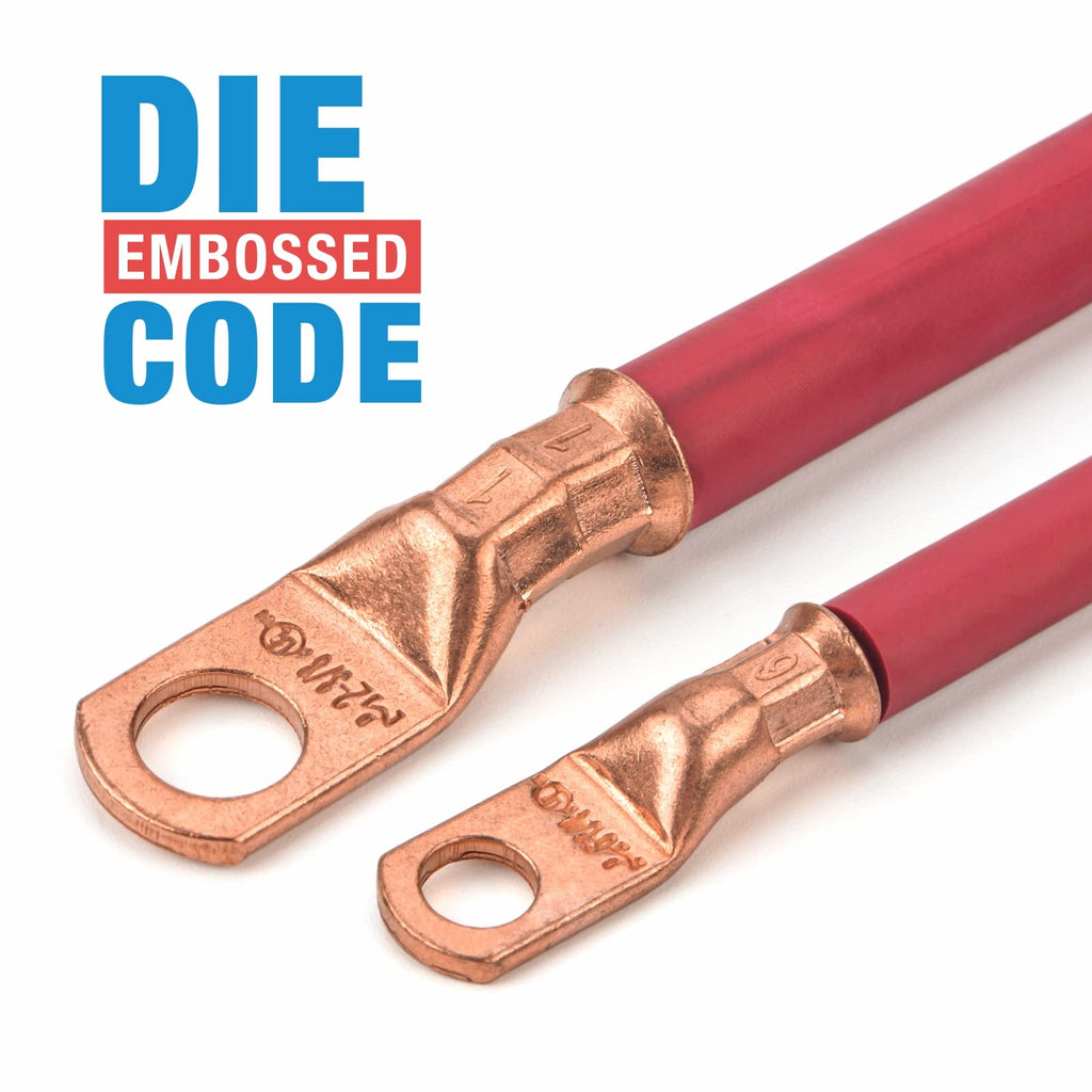 iCrimp Battery Terminal Crimper for Heavy Duty Copper Wire Lugs,Battery Cable Ends from AWG 8-1/0, Ground Lug Cimper Tool