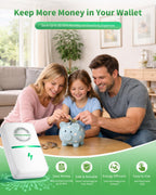 8PCS Power Plug Pro Energy Saver 2026 Updated New Stop Watt Energy Saving Device Intelligent Electricity Electric Saving Box Smart Plug in Power Box Power Factor Saver Household Power Plug-in