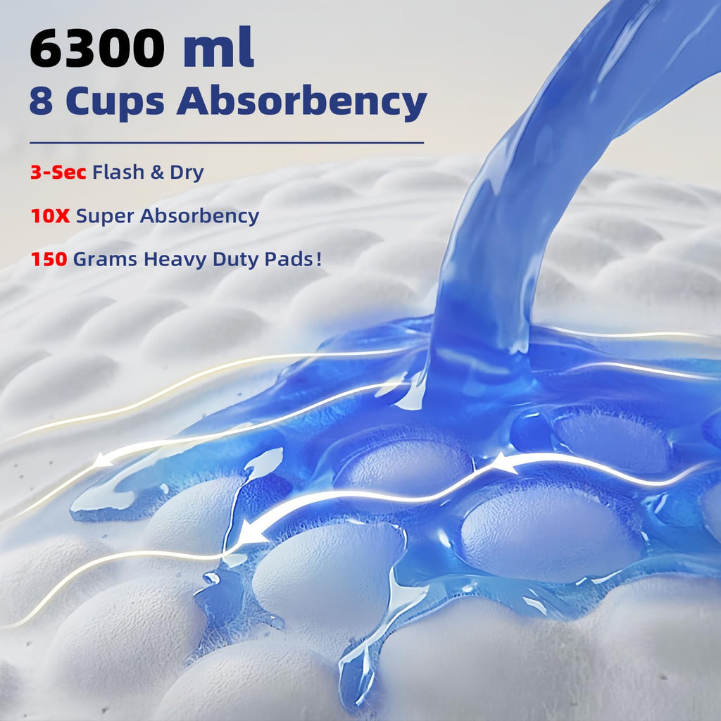 SOFYFINE Biggest Chucks Disposable 57"x36" Tear Resistant 215 Gram Heavy Duty Adults Incontinence Bed Pads, 5XL Extra Large Thicken Puppy Pee Pad, 10X Absorbency 360 Lb Transfer[10 Pads]