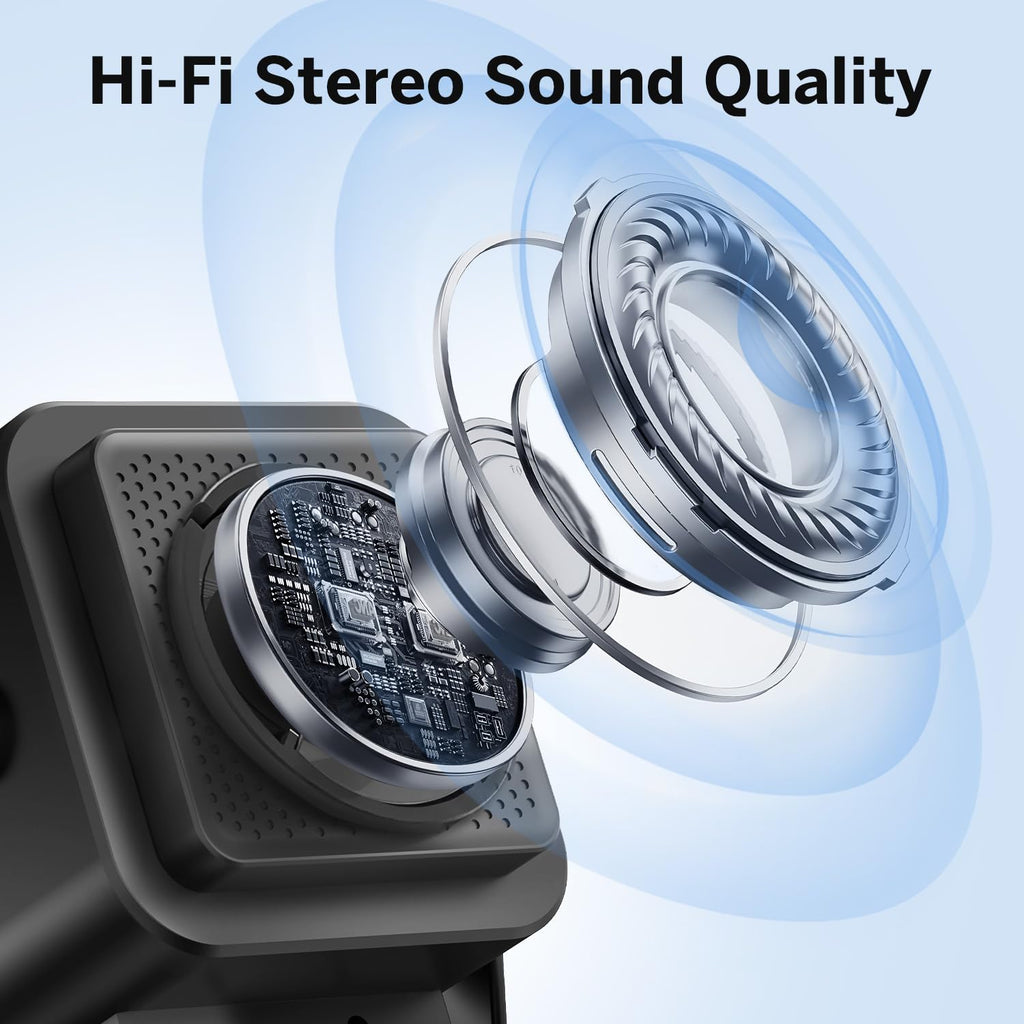 MILOUZ Wireless Induction Speaker 5-in-1 Bluetooth Speaker with Phone Stand