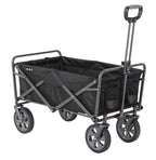 Mac Sports Collapsible Folding Outdoor Utility Wagon, Black