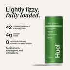 Huel Daily Greens Ready-to-Drink | Apple Cucumber Mint Superfood Greens | 91 Vitamins, Minerals, and Wholefood-Sourced Ingredients | Adaptogens, Antioxidants, Gut-Friendly Probiotics | 12 Fl Oz, 12 Pk