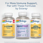 SOLARAY Immufight Maximum Daily Defense, All Day Immune Support, Vitamin C, Vitamin D, Zinc, Probiotics, Monolaurin, Acerola & More, Vegan & Gluten Free, 60 Day Guarantee, 30 Servings, 90 VegCaps