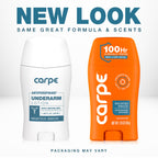 Carpe 100-Hour Antiperspirant Deodorant, Mountain Breeze - 2 Pack
