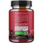 Pomegranate Extract Capsules Antioxidant Supplement - Natural Pomegranate Capsules for Heart Health Joint Support and Pre Workout for Men and Women - Nitric Oxide Supplement with Brain Health Vitamins