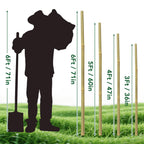 65 Pcs Bamboo Plant Stakes 5 Feet, Oltara Natural Bamboo Sticks Garden Stakes for Climbing Plants Support, Potted Plants, Vegetables, Tomatoes, Beans, Flowers, Trees