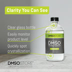 DMSO 8 oz. Glass Bottle Non-diluted 99.995% Pure Low Odor Pharma Grade Liquid Dimethyl Sulfoxide Super High Quality Made by DMSO Store