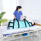 Joiish Positioning Bed Pad with 8 Reinforced Soft Handles, 48" x 40" 500 LBS Load-Bearing Multipurpose Transfer Pad for Turning, Lifting & Repositioning, Washable Draw Sheet for Home & Hospital