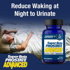 SUPER BETA PROSTATE Advanced – Promote Sleep, Support Bladder Emptying. Prostate Support Supplement for Men's Health with Beta Sitosterol, not Saw Palmetto. (240 Caplets, 4-Pack)