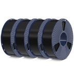 SUNLU PETG Filament 1.75mm,4kg,2 Black+2 Black