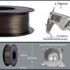 TINMORRY Galaxy PETG Filament 1.75, Rapid PETG 3D Printer Filament, Compatible with Bambu FDM 3D Printer, 1 KG 1 Spool, Galaxy Purple Gold