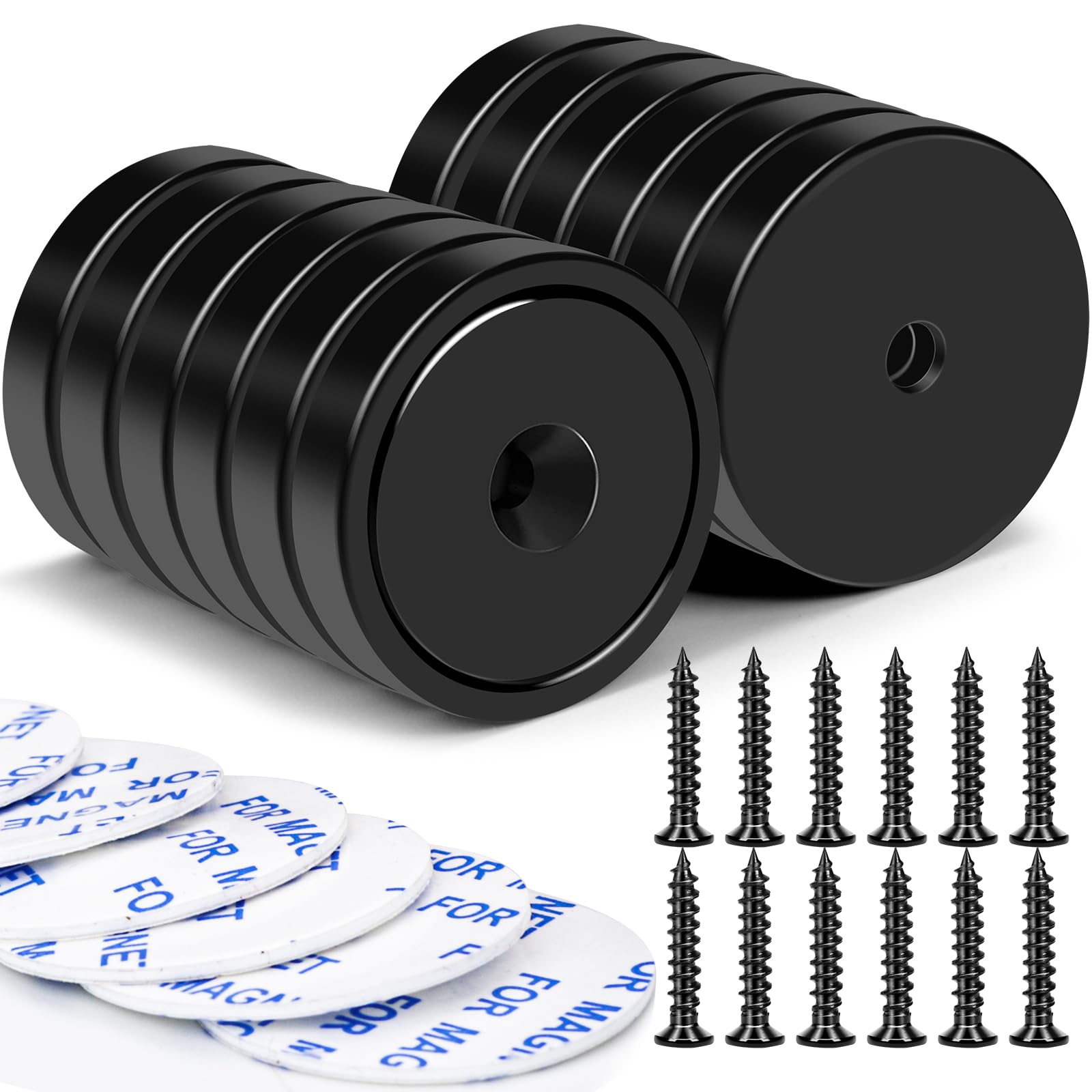 LOVIMAG Magnets 110 LBS Heavy Duty Neodymium Strong Magnet 12 Pack