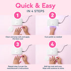 SUNUV UV LED Nail Lamp, UV Light for Gel Nail Polish Dryer SUN9C Pink