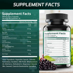 Superfood Advanced Irish Sea Moss Capsules - Sea Moss 21 in 1 Supplement Whit Black Seed, Ashwagandha, Turmeric, Bladderwrack, Burdock - 90 Count