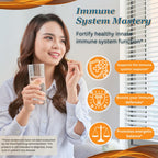 Transfer Factor Enhanced, 100 Natural Capsules, Immune Support - Transfer Factor Multi Immune from Cow Colostrum, Egg Yolk & Special Blend of Mushrooms