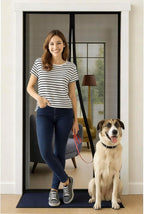 Magnetic Screen Door with Upgraded PET Material Mesh- Easy Installation, Tear-Resistant, Pet and Kid Friendly