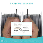 Polymaker ASA Filament 1.75mm Orange, 1kg ASA 3D Printing Filament, Heat & Weather Resistant - ASA 3D Printer Filament Perfect for Printing Outdoor Functional Parts