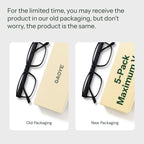 Gaoye 1.25 Professional Reading Glasses for All Day - Computer Readers with Blue Light Protection - Value Pack