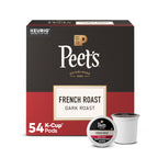 Peet's Coffee Coffee Pods, Dark Roast, French Roast, 54 K Cups