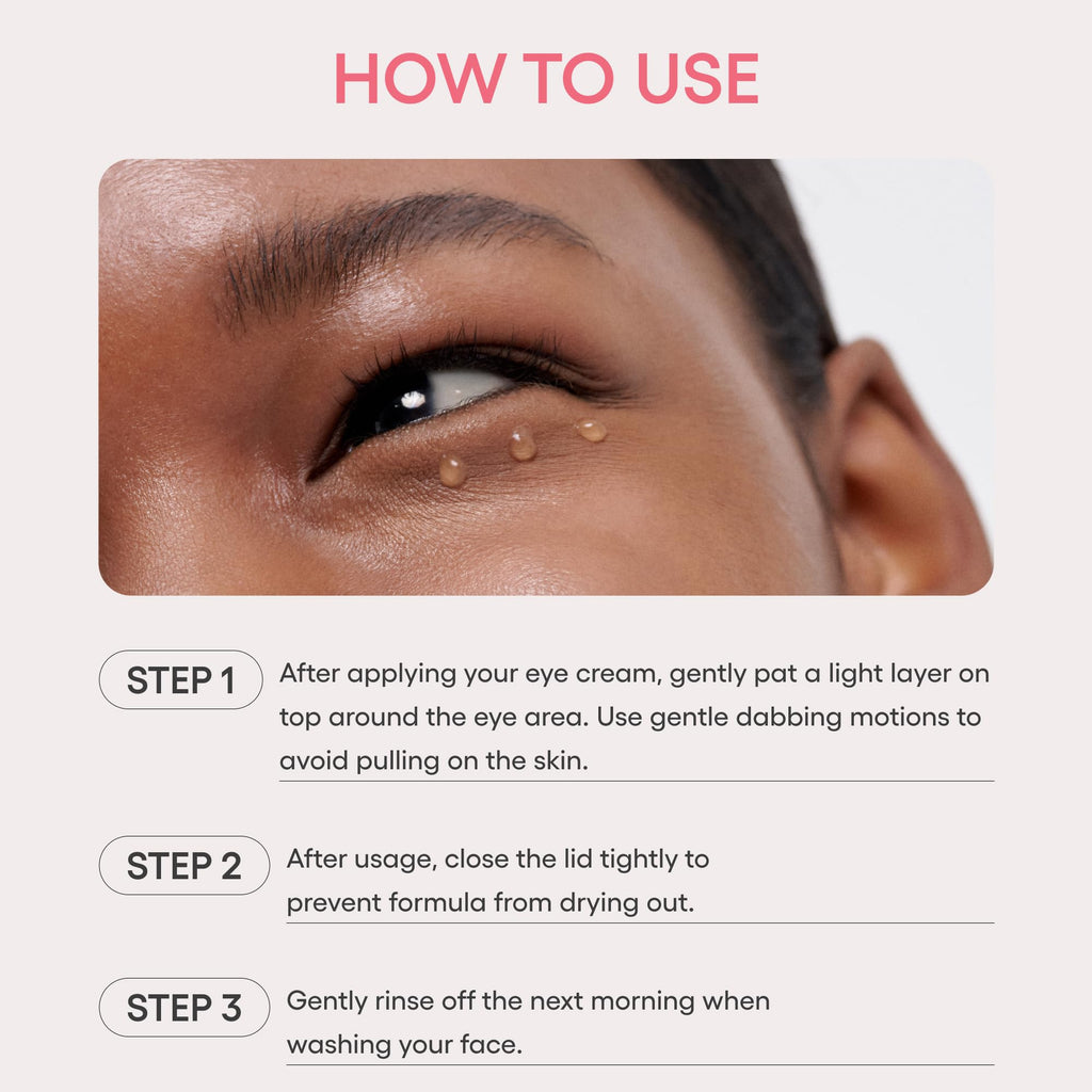 LANEIGE Bouncy & Firm Eye Sleeping Mask: Depuff and Firm with Peony & Collagen Complex, Ceramide, & 5D Hyaluronic Acid
