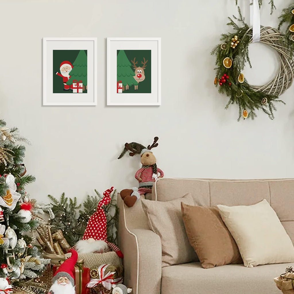 upsimples 11x14 Picture Frame, Gallery Wall Frames Set of 5, White