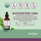 MaryRuth Organics Milk Thistle Seed Liquid Extract Drops, 1 fl oz | 1,190 mg Milk Thistle Seed | Silybum marianum | Alcohol-Free | Vegan | USDA Organic | Non-GMO